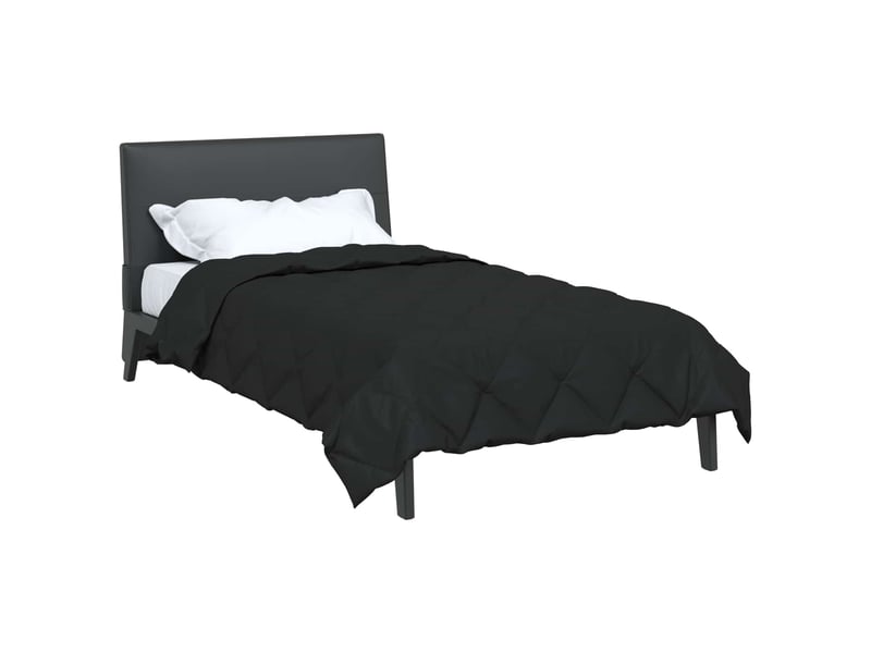  Duvet - couette complet toute l'année noir 135 x 220 cm microfibre  - Conforama C