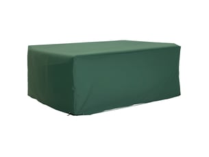 Housse protection salon jardin rectangulaire 210×140×80 cm, tissu oxford 600d étanche, verte
