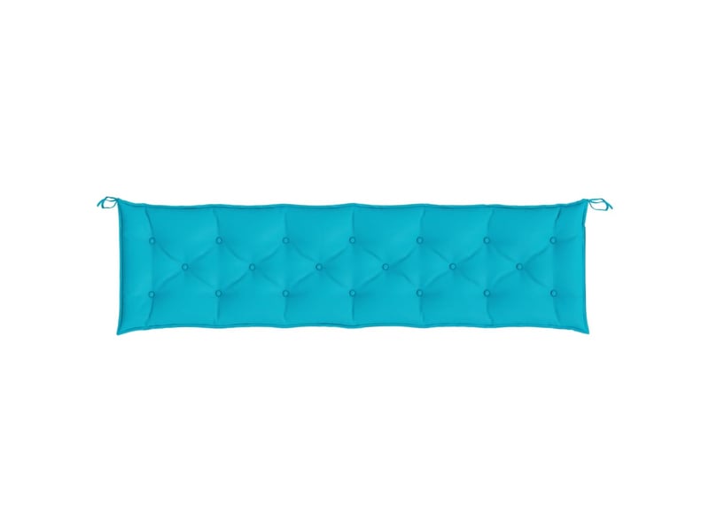  Coussin de banc de jardin, coussin d'assise turquoise 200x50x7 cm tissu cf52847  - Conforama D