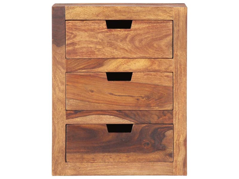  Table de chevet - cabinet de chevet - table de nuit 40x30x50 cm bois massif  - Conforama A