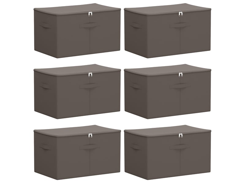  Boîte de rangement avec fenêtre latérale transparente 6 pcs shl89086  - Conforama A