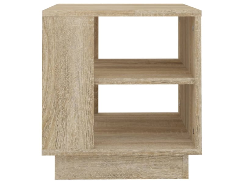 Table basse | table de salon chêne sonoma 40x40x43 cm bois d'ingénierie  - Conforama D