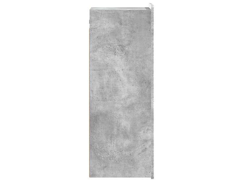  Armoire murale salon, meuble de rangement gris béton 33 x 34,5 x 94 cm bois d'ingénierie  - Conforama E