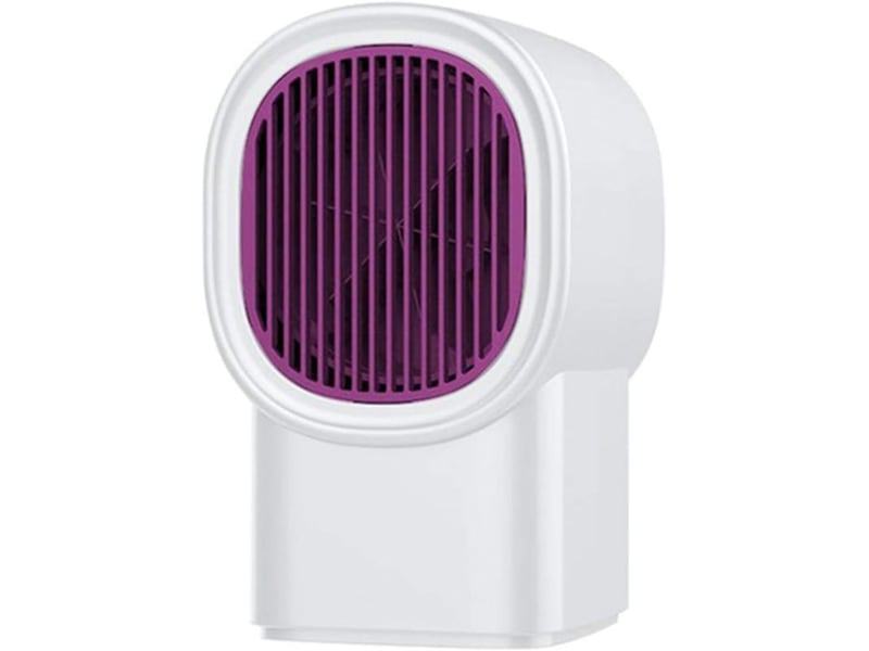  Chauffage électrique portable, mini ventilateur électrique portable, chauffage silencieux à économie d'énergie, blanc FC-QYH-03709QYH - Conforama A