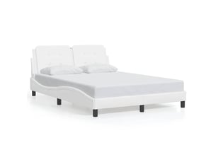 Lit 2 places 140x190 cm    coloris blanc