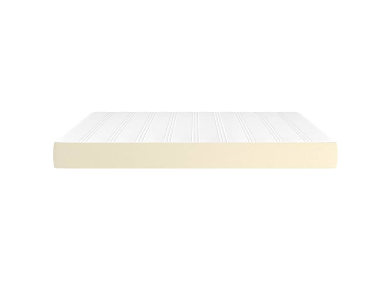  Matelas à ressorts, matelas de confort ensachés moyen 160x200 cm 20 cm crème  - Conforama D