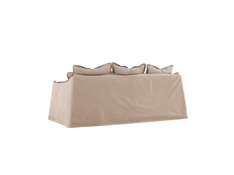  Canapé 3 places design oskarshamn 210cm brun  - Conforama E