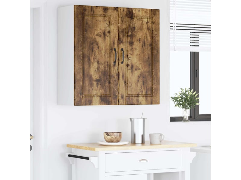  Armoire de cuisine chêne fumé 80x31x80cm bois d'ingénierie shl2973  - Conforama D