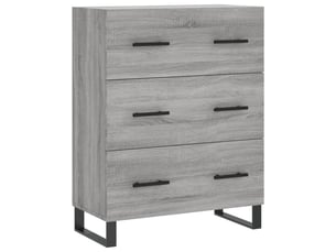 Buffet - bahut - meuble de rangement sonoma gris 69,5x34x90 cm bois d'ingénierie