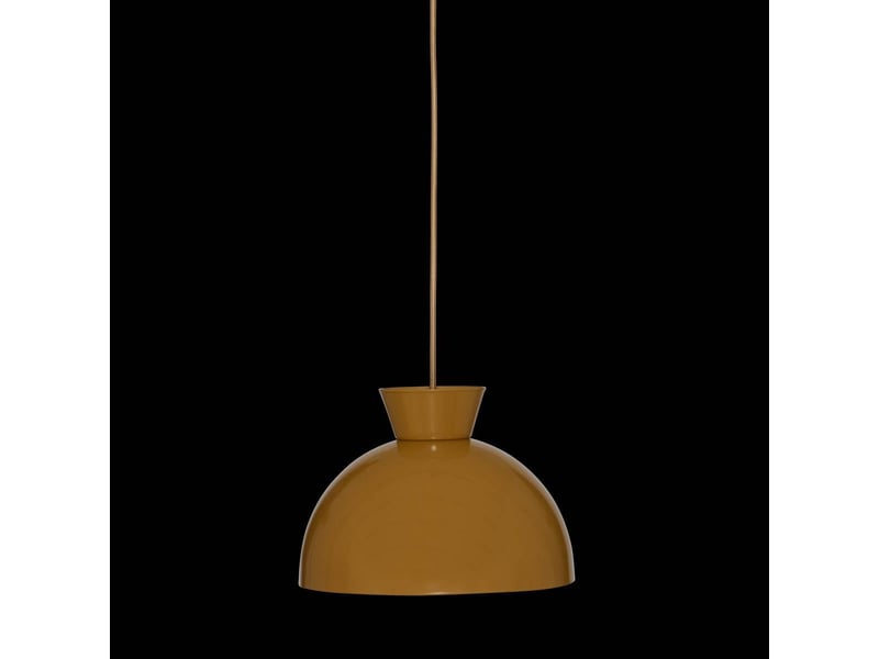  Suspension lito ronde d.22cm jaune ocre LITO - Conforama D