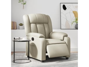 Fauteuil relax électrique <strong></strong> Tissu beige