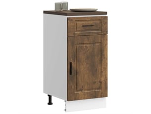 Meuble de rangement, armoire de cuisine porto chêne fumé bois d'ingénierie shl6800