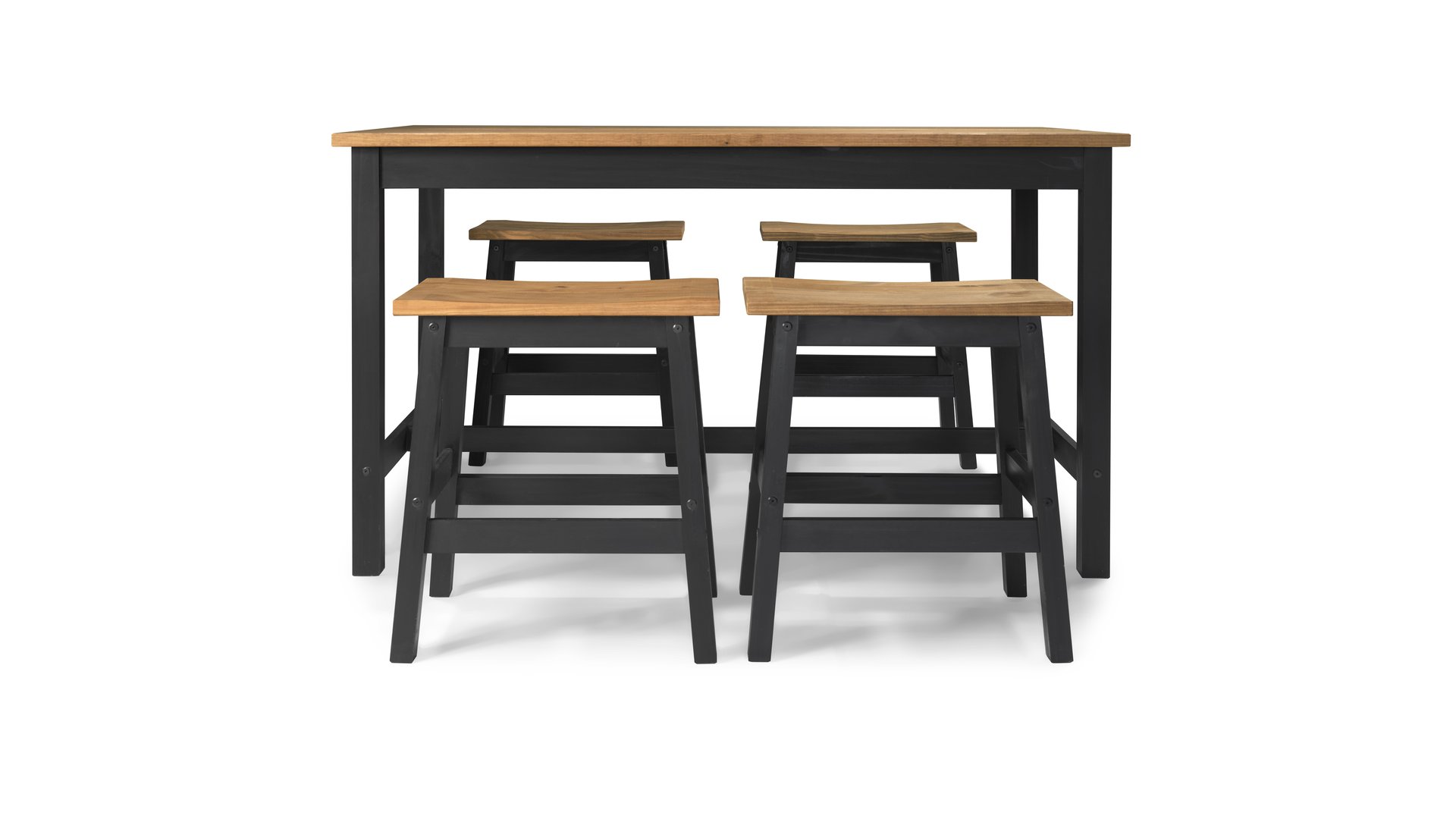 Ensemble Table de cuisine SAN DIEGO bicolore 63 Conforama