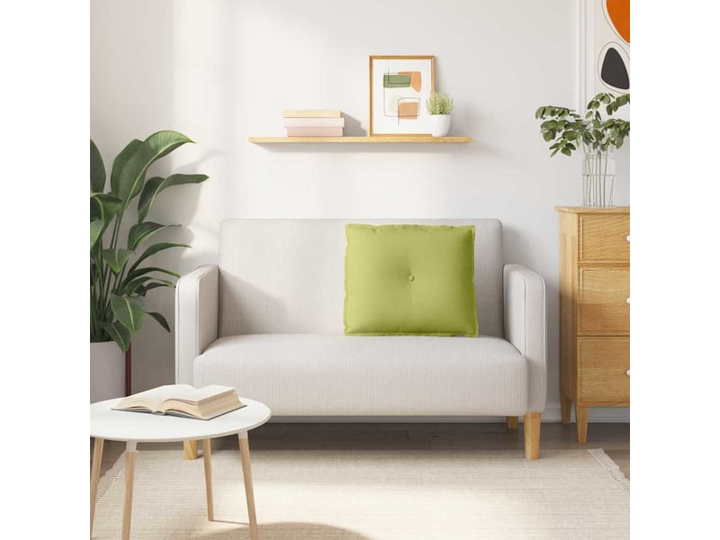 Coussin de dos, coussin de dossier vert clair 60 x 19 x 50 cm tissu cf55062 - Conforama D