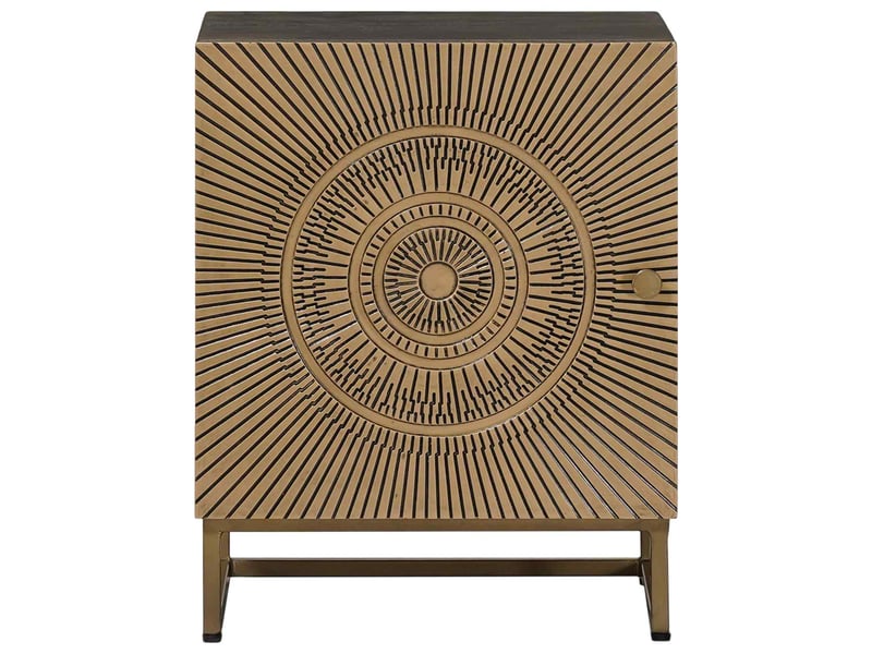Table de chevet - cabinet de chevet - table de nuit faite main marron café 40 x 30 x 50 cm - Conforama B