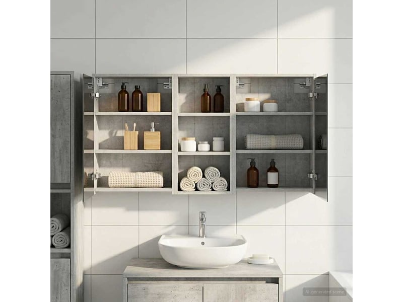  Ensemble de meubles de salle de bain 3 pc 116 x 16 x 62,5 cm cf63659  - Conforama B