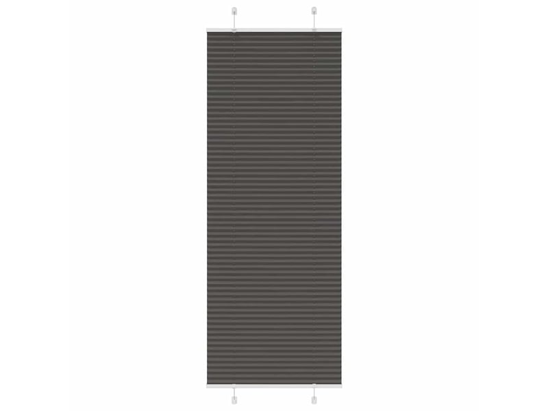  Store plissé, store de fenêtre noir 70x200 cm largeur du tissu 69,4 cm polyester cf46951  - Conforama B