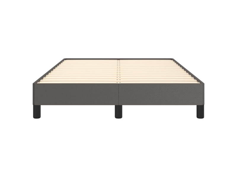  Lit double- lit adulte -  cadre de lit sans matelas gris 120x190 cm similicuir  - Conforama D