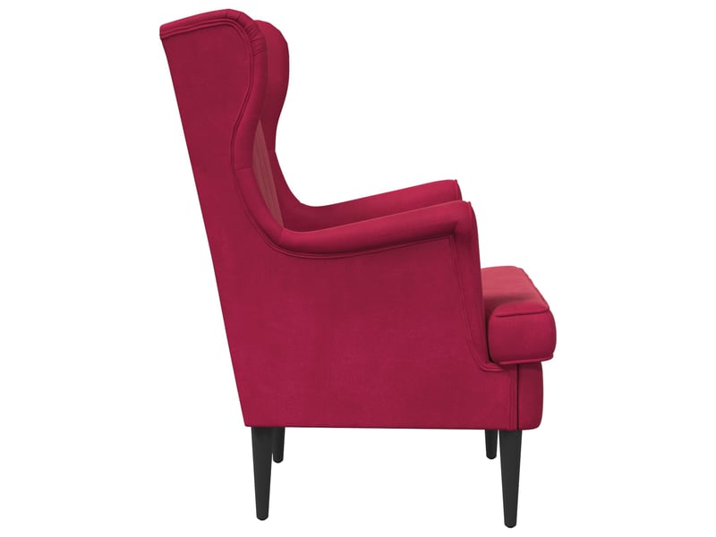  Vidaxl fauteuil bordeaux velours  - Conforama E