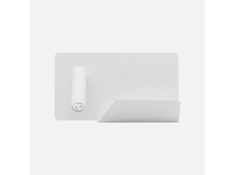  Applique murale fabrilamp miguel angel blanc led intégrée 3 w 150 lm 4000 k 16x28x12 cm 17176IZ01 - Conforama D