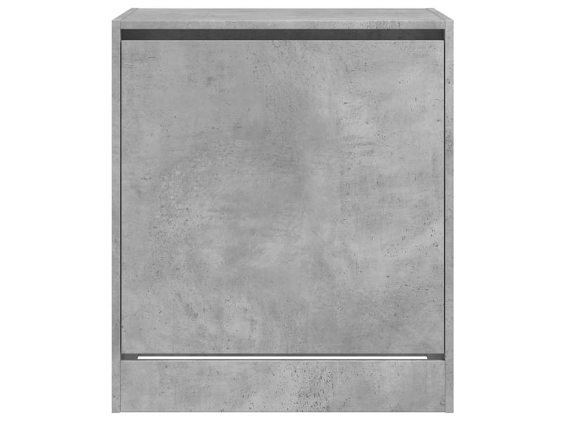  Meuble à chaussure, armoire à chaussures gris béton 60x42x69 cm bois d'ingénierie  - Conforama E