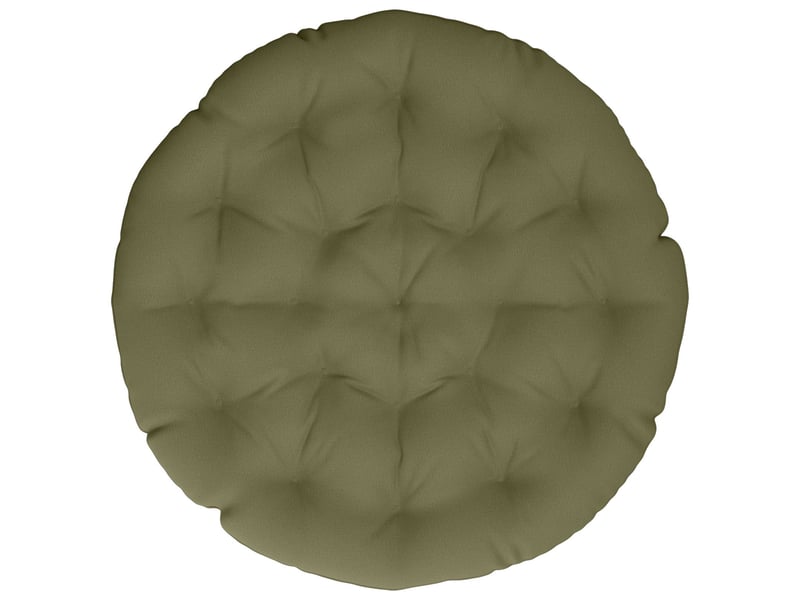  Coussin de chaise papasan, coussin d'assise vianen 100 % polyester vert olive cf54252  - Conforama D