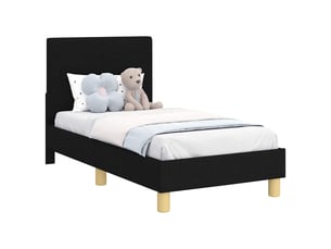 Lit simple 70x140 cm    coloris noir