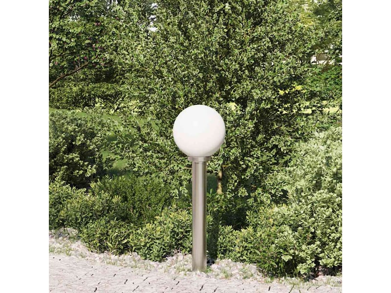 Borne lumineuse, lampadaire 80 cm en acier inoxydable ip44 shl5879 - Conforama C