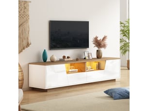 Meuble tv coloris bicolore 40 cm <strong>ATELIER CONFORTIEL</strong> <strong></strong>