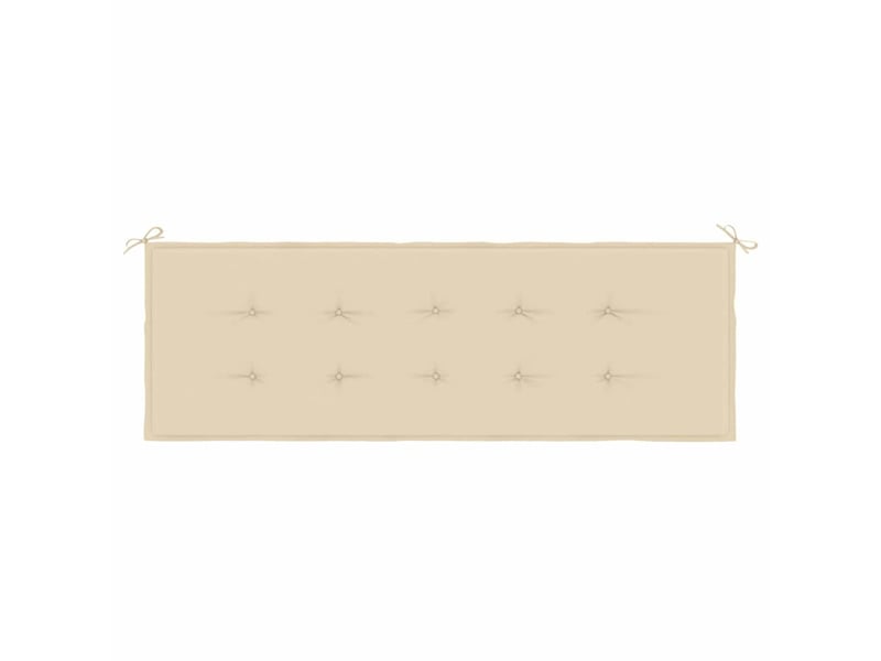  Coussin de banc de jardin, coussin d'assise beige 150x50x3 cm tissu oxford cf52654  - Conforama D