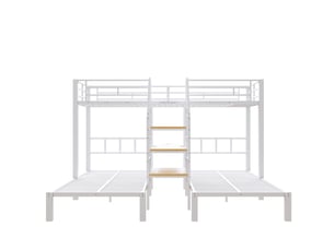 Lit superposé 90x200 cm <strong>ZOVIRA</strong> <strong></strong> coloris blanc