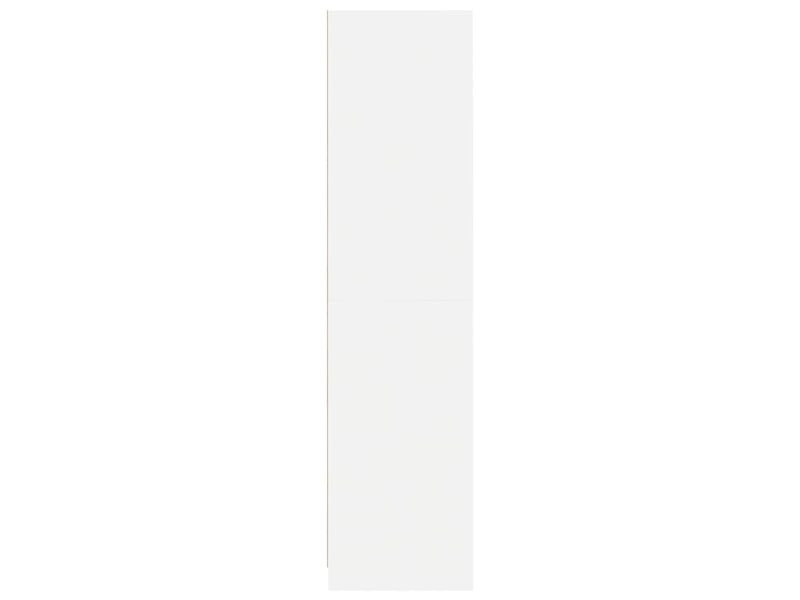  Garde-robe | penderie armoire de rangement avec tiroirs blanc 50x50x200 cm bois d'ingénierie  - Conforama E