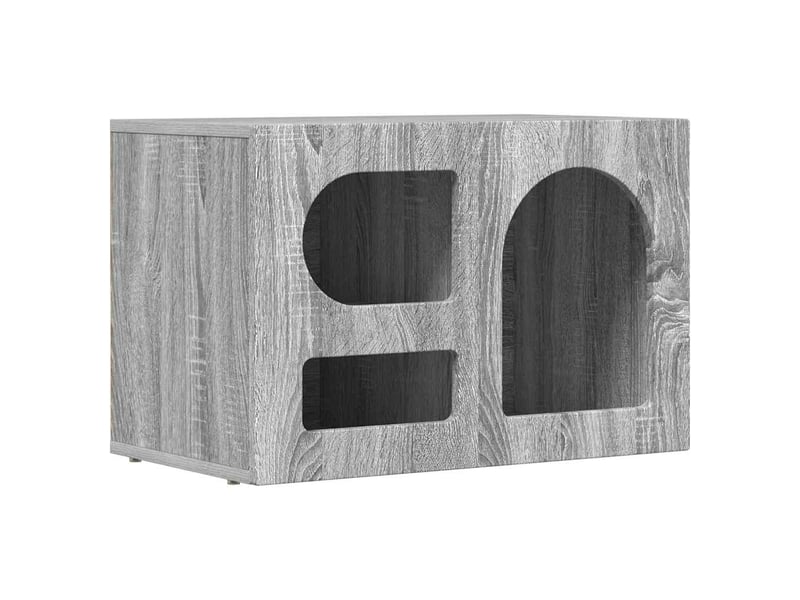  Meuble tv - banc tv - meuble de rangement elst 60 x 35 x 40 cm gris sonoma bois d'ingénierie  - Conforama A