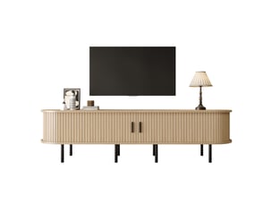 Meuble tv coloris naturel 170 cm   
