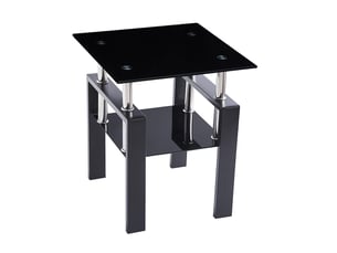 Table basse rectangulaire coloris noir PANGIVO W3823P505658