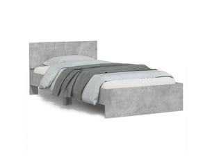 Lit simple 100x200 cm    coloris gris