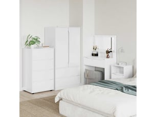Armoire     <strong></strong> <strong></strong> coloris blanc largeur 60 cm