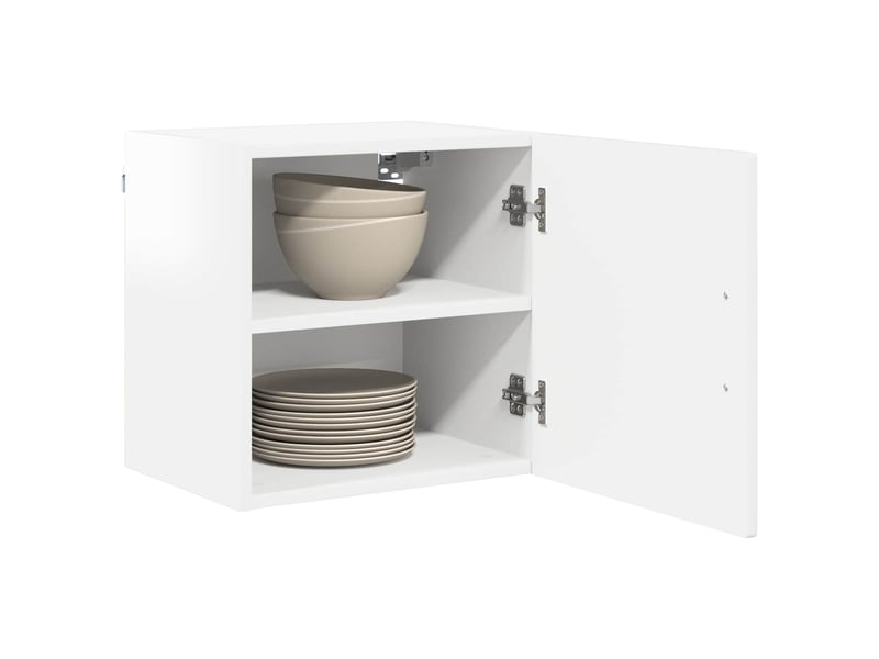  Meuble mural de cuisine, armoire de cuisine blanc brillant 40x31x40cm shl6550  - Conforama C