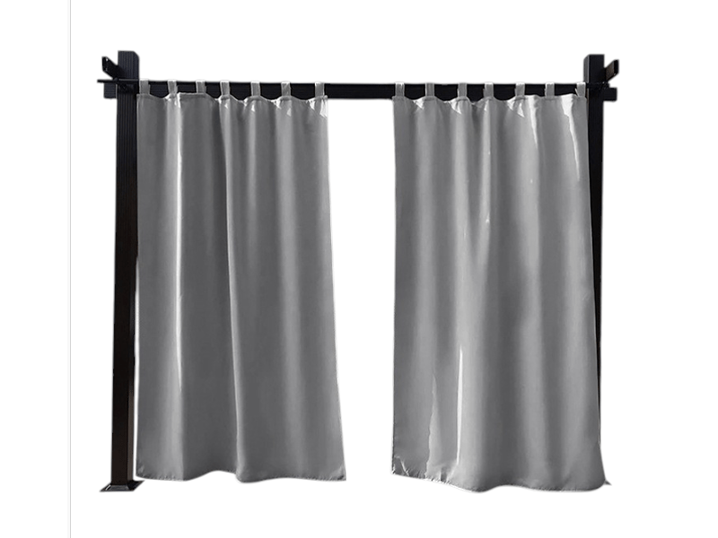  Rideaux d'extérieur imperméables et occultants pour terrasse, 132 x 241 cm, en polyester, pour balcon, pavillon, jardin  - Conforama A