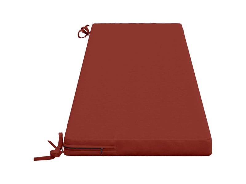Coussin de banc, coussin d'assise, coussin de canapé soest 100 % polyester rouge 140 x 40 x 5 cm cf53501 - Conforama D