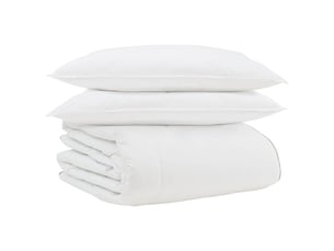 Duvet d'hiver avec oreiller 3 pièces - couette blanc plume de canard