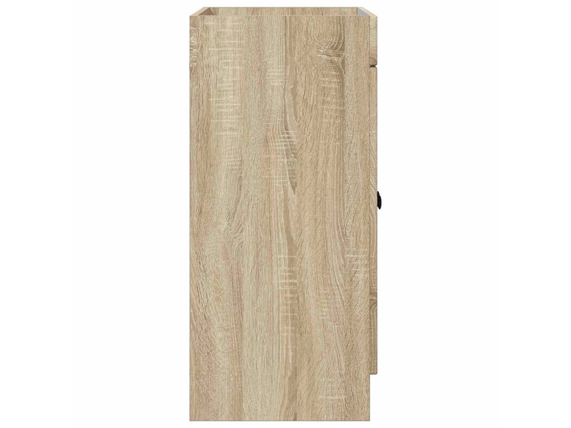  Armoire sous évier de salle de bain, meuble de rangement chêne sonoma shl5007  - Conforama E