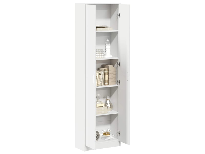  Armoire chambre, armoire de rangement blanc 55x25x189 cm bois d'ingénierie  - Conforama C