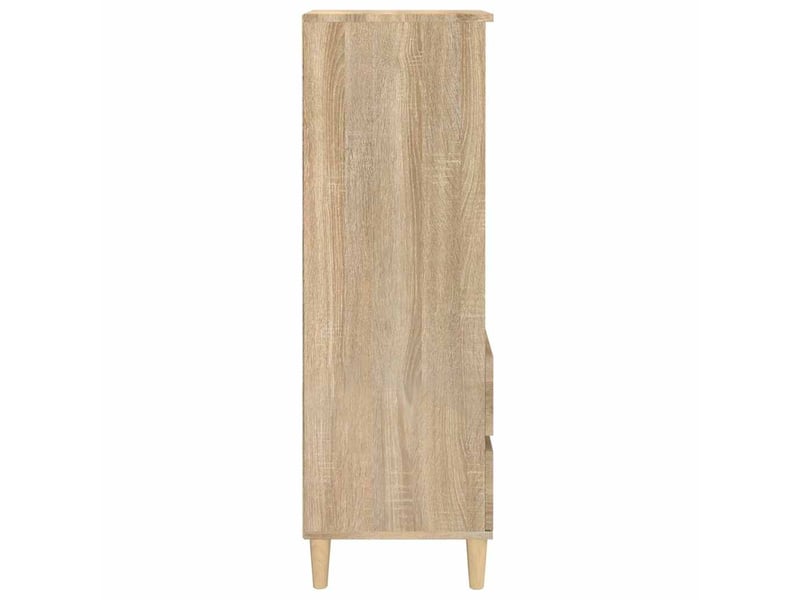  Buffet haut - bahut - meuble de rangement chêne sonoma 40x36x110 cm bois d'ingénierie  - Conforama E