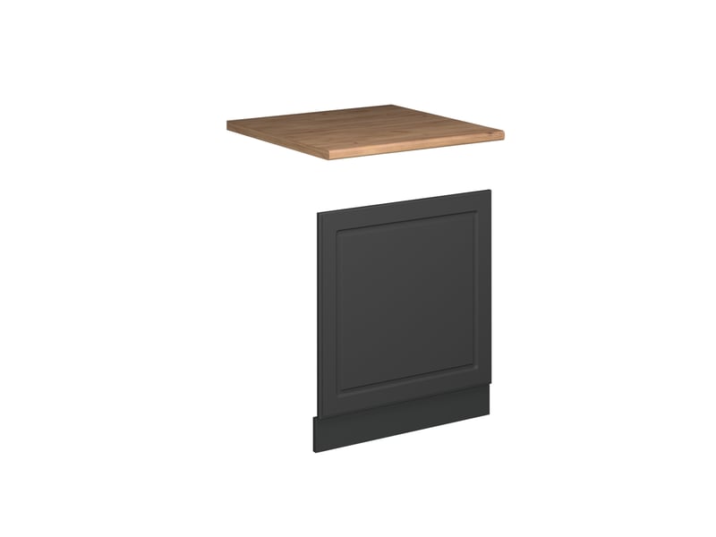 Vicco façade, anthrazit-gold landhausanthracite, 60cm, pt chêne  - Conforama A
