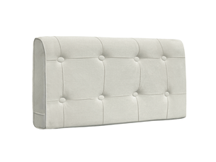 Tete de lit A fixer sur le cadre de lit largeur 100 cm finition tissu bicolore