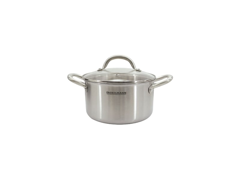 Faitout 20 cm en inox 1810 triply fackelmann vita3 66221 - Conforama A