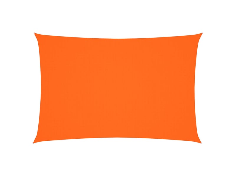  Voile de parasol - voile d'ombrage tissu oxford rectangulaire 2x4 m orange  - Conforama A