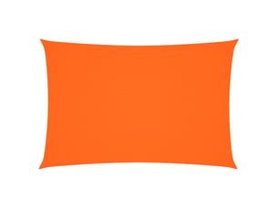 Voile de parasol - voile d'ombrage tissu oxford rectangulaire 2x4 m orange