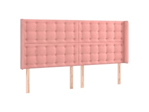 Tete de lit A poser largeur 163 cm rose